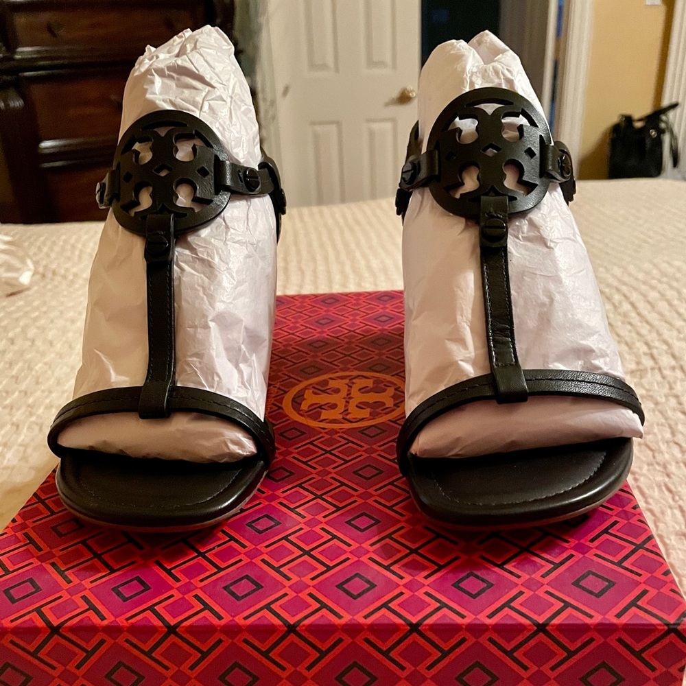 BRAND NEW - Tory Burch Miller 60mm Wedge (BLK)